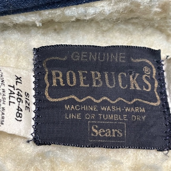Vintage Sears Robucks Jean Vest - Picture 7 of 12
